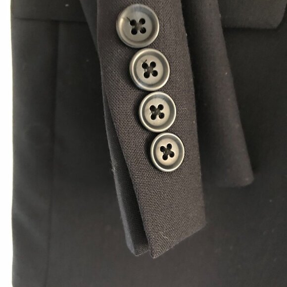 RALPH Lauren Chaps Wool Blazer Sports Coat 2 Buttons Blue Size 39R 39 R - Picture 8 of 12